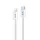 Blueo Braided PD Fast Charging USB-C to Lightning Cable White