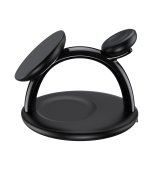 Choetech Magnetic 3 in 1 Magnetic Wireless Charging Stand (Kettle) Black