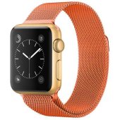 Milanese Loop for Apple Watch 42/44/45/46/49 mm Orange