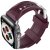 AhaStyle Premium Silicone Rugged Design Band for Apple Watch 38/40/41/42 mm Burgundy