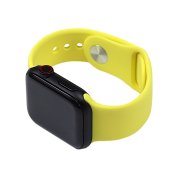 Silicone Watch Band for for Apple Watch 42/44/45/46 mm S/M Canary Yellow