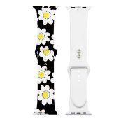 Painted Silicone Watch Band for Apple Watch 42/44/45/46/49 mm S/M 27