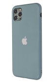 Glass+TPU Case for iPhone 11 Pro Max Granny Grey