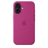 Apple Silicone Case 1:1 for iPhone 16 with MagSafe Fuchsia