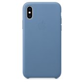 Apple Leather Case 1:1 for iPhone Xs Max Cornflower
