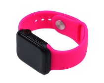 Silicone Watch Band for for Apple Watch 42/44/45/46/49 mm S/M Barbie Pink Silicone Watch Band for for Apple Watch 42/44/45/46/49 mm S/M Barbie Pink