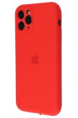 Apple Silicone Case for iPhone 12 Pro Red (With Camera Lens Protection)