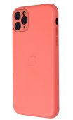 Apple PU Leather Case for iPhone 11 Pro Max Orange (With Camera Lens Protection)