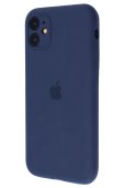Silicone Case for iPhone 11 Pro Max Midnight Blue (With Camera Lens Protection)
