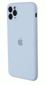 Apple Silicone Case for iPhone 12 Sky Blue (With Camera Lens Protection)