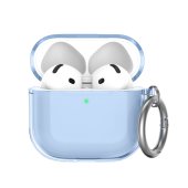 AhaStyle Transparent TPU Case for Airpods 4 Blue