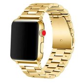 Stainless Steel Bracelet for Apple Watch 42/44/45/46/49 mm Gold