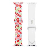 Painted Silicone Watch Band for Apple Watch 42/44/45/46/49 mm S/M 10
