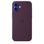 Apple Silicone Case 1:1 for iPhone 16 Plus with MagSafe Plum