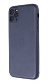 PU Leather Case for iPhone 11 Pro Max Midnight Blue (With Camera Lens Protection)