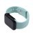 Silicone Watch Band for for Apple Watch 42/44/45/46 mm S/M Turquoise