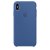 Apple Silicone Case 1:1 for iPhone Xs Max Delft Blue