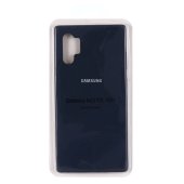 Silicone case for Samsung Note 10 (Full Protection) MidnightBlue