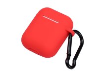 Devia Naked Silicone Case Suit for Airpods 1/2 Red