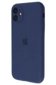 Apple Silicone Case for iPhone 12 Midnight Blue (With Camera Lens Protection)