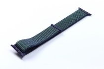 Nylon Sport Loop Band for Apple Watch 38/40/41/42 mm Midnight Fog