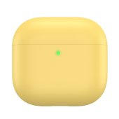 AhaStyle Ultra-Thin Colorful Silicone Case for Airpods 4 Yellow