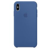 Apple Silicone Case 1:1 for iPhone Xs Max Delft Blue