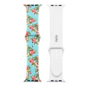 Painted Silicone Watch Band for Apple Watch 42/44/45/46/49 mm S/M 5