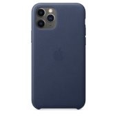 Apple Leather Case 1:1 for iPhone 11 Pro Max Midnight Blue