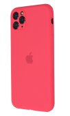 Apple Silicone Case for iPhone 11 Pro Max Raspberry Red (With Camera Lens Protection)