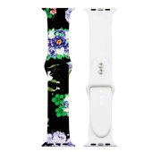 Painted Silicone Watch Band for Apple Watch 42/44/45/46 mm S/M 21