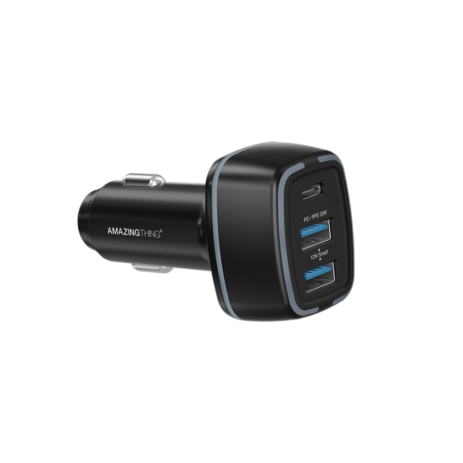 AmazingThing Speed Pro PD 45W/PPS 33W 3 Port Car Charger