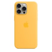 Apple Silicone Case 1:1 for iPhone 15 Pro with MagSafe Sunshine