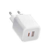 Blueo GaN 35W Dual Port Fast Charger White