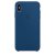 Apple Silicone Case 1:1 for iPhone Xs Max Blue Horizon