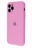 Silicone Case for iPhone 12 Pro Max Rose Powder (With Camera Lens Protection)
