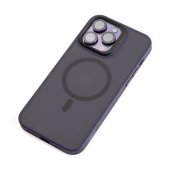 Blueo Frosted Anti-Drop Case for iPhone 14 Pro Max with MagSafe Purple