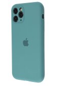 Silicone Case for iPhone 12 Pro Pine Green (With Camera Lens Protection)