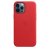 Apple Leather Case 1:1 for iPhone 12 Pro Max with MagSafe Red
