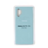 Silicone Case for Samsung Note 10+ (Full Protection) Ice Sea Blue