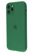 Apple Silicone Case for iPhone 12 Army Green (With Camera Lens Protection)