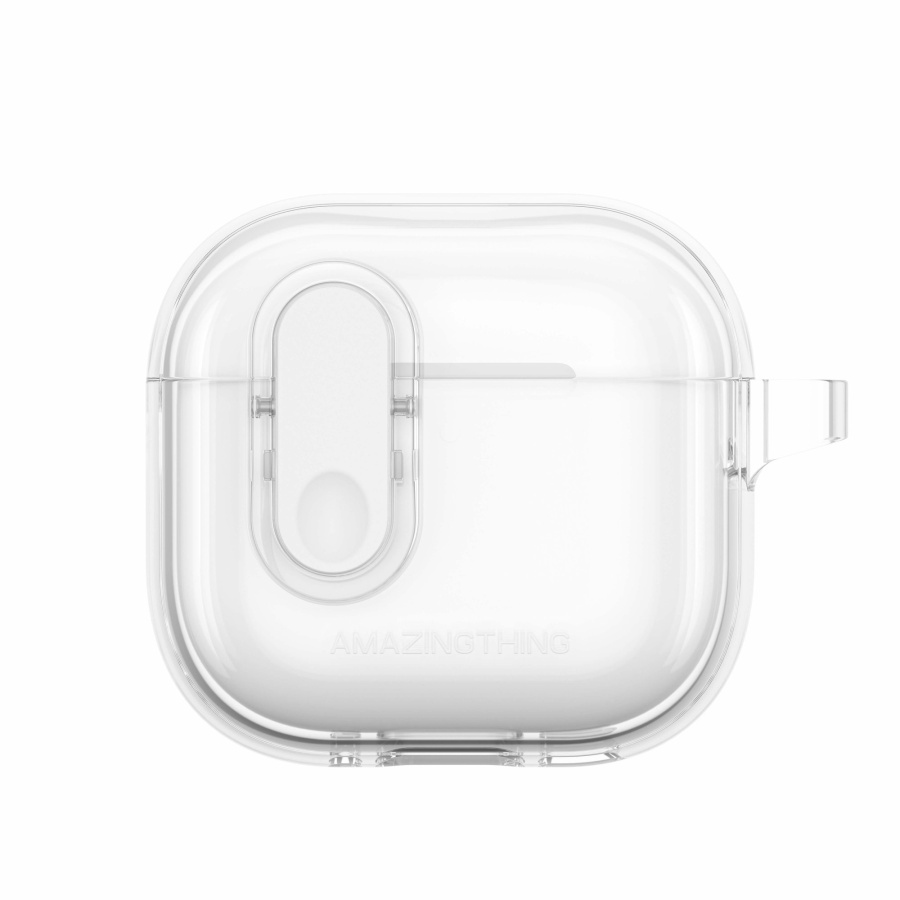 AmazingThing Minimal Click Case for Airpods 4 Clear