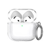 AhaStyle Transparent TPU Case for Airpods 4 Glitter