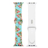 Painted Silicone Watch Band for Apple Watch 38/40/41/42 mm S/M 5