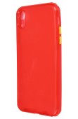 TPU Colorful Matte Case for iPhone Xr Red