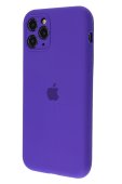 Apple Silicone Case for iPhone 11 Pro Max Deep Purple (With Camera Lens Protection)