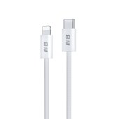 Blueo Braided PD Fast Charging USB-C to Lightning Cable (2m) White