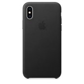 Apple Leather Case 1:1 for iPhone Xs Max Black