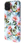 Kingxbar Flower Case with Swarovski Crystals for iPhone 11 Pro Peach Flower