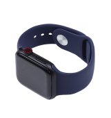 Silicone Watch Band for for Apple Watch 42/44/45/46/49 mm S/M Midnight Blue